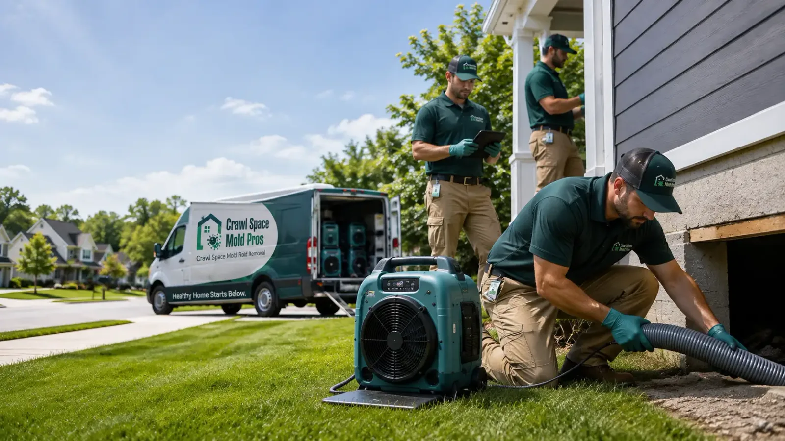 Crawl Space Mold Removal in Mystic, CT